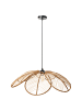 Beliani Pendelleuchten NIGUA in Naturfarben - (W) 66 x (H) 130 x (L) 66 cm