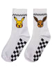 Pokemon 2er Pack Pokemon Socken Pikachu & Evoli Tennissocken Söckchen in weiß