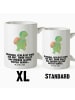 Mr. & Mrs. Panda Keramiktasse Schildkröte Wanderer mit Spruch in Weiß
