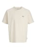 JACK & JONES PLUS T-shirt in Antique White