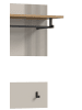 Inn.Furn Garderoben-Set 6-teilig Kaschmir Sand und Eiche, Komplett-Set 250 x 190 cm