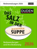 Harenberg Kalender - Duden Das Salz in der (Buchstaben-)Suppe Tagesabreißkalender 2
