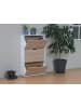 ebuy24 Schuhschrank Napoli Weiß 70 x 24 cm