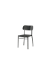 ebuy24 Esszimmerstuhl Polly Schwarz 2er Set