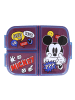 Disney Mickey Mouse Brotdose | 3 Fächer | Disney Mickey Mouse | Lunch to Go | Vesper Dose