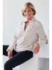 Mart Visser Caroline Tensen Bluse mit Flussmuster, Off-White/Schwarz