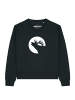 wat? Apparel Sweatshirt Röhrender Hirsch in Schwarz