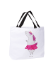 Mr. & Mrs. Panda Tote Bag Einhorn Ballerina ohne Spruch in Weiß