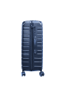 Almina 3 Tlg. Reisekoffer- Set mit 4 Räder 360° drehbar, Hartschale in Blau