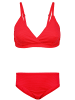 Aquarti Mädchen Bikini Set Zweiteilig Bikinislip Bustier in rot Modell 1