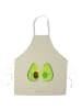 Mr. & Mrs. Panda Schürze Avocado Pärchen ohne Spruch in Gelb Pastell