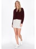 DreiMaster Maritim Women Cardigan in burgundy