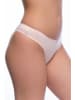 Yenita® String-Tangas 5er Set in schwarz/weiss/grau/pink/mint