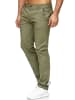 Arizona-Shopping Chino Stretch Hose Basic Denim Design Hose Fredy & Roy in Olive