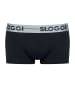 Sloggi Boxershort 3er Pack in Dunkelblau/Hellgrau/Schwarz