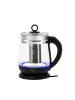 Adler Europe Adler AD 1299 Wasserkocher/Teekocher mit Sieb 1,5 L- 2200 W in Schwarz, Transparent