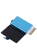 Piquadro Blue Square - Kreditkartenetui 11cc 10 cm RFID in schwarz