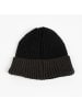COFI 1453 Wednesday Schal Set 2-teilig, Kinder Winterset, Strickschal, in Schwarz
