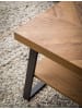FineBuy Couchtisch in Braun / MDF / 100x40x41