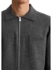 Marc O'Polo Overshirt-Strickjacke regular in Dark Grey Melange