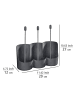 Wenko Flaschenhalter Filia, Flaschenhalter Mod. Filia in Grau