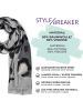 styleBREAKER Schal in Orange-Blau