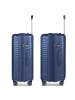 PICARD Vienna 4 Rollen Trolley M 65 cm mit Dehnfalte in navy blue