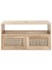 Beliani Waschbeckenunterschrank ROSELL in /Braun - (W) 86 x (H) 45 x (L) 40 cm