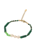 usha FESTIVAL Women Bracelet With Beads in Gold Emerald