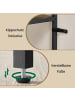 VASAGLE Flurtisch Barnet in Braun-Schwarz - (B)80 x (H)80 x (T)20 cm