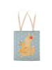 Mr. & Mrs. Panda Shopping Bag Fuchs Mama ohne Spruch in Blau Pastell