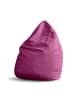 Lumaland Luxury XL Sitzsack stylischer Beanbag - 120L Füllung - Pink