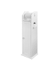 SoBuy Toilettenrollenhalter in Weiß - (B)20 x (H)78 x (T)18cm