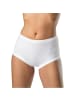 Erwin Müller Baumwolle, Feinripp Taillenslip 3er-Pack in weiß