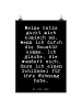 Mr. & Mrs. Panda Print Meine Katze guckt mich... mit Spruch in Schwarz