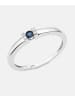 Diamant L'éternel Ring aus 375 Weißgold mit Diamant mit Saphir