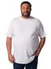 Men Plus Kurzarm T-Shirt in schneeweiß