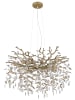Globo lighting Luster "QUEENA" in gold