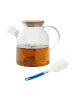 relaxdays Teekanne in Transparent - 1,8 l