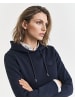 Gant Tonal Shield Hoodie in Evening Blue