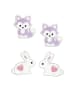 schmuck23 Ohrstecker Set Hase und Fuchs 925 Silber