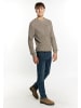 MO Herren Pullover in Oliv Mehrfarbig