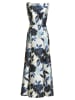 SWING Abendkleid in ecru marine - 0001