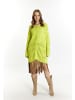 IZIA Damen Long Cardigan in Limette
