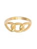 Elli Ring 925 Sterling Silber Knoten, Twisted in Gold