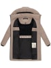 Navahoo Steppmantel Mondnebel XIV in Taupe Grey