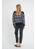 InWear Strickpullover TenleyIW Oversize fit in Blue / White