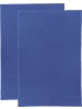 Erwin Müller Baumwolle Frottier-Geschirrtuch 2er-Pack in blau