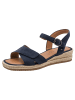 Tamaris WIDE FIT Sandalette in NAVY SUEDE