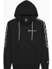 Champion Hoodie Hooded Half Zip Sweatshirt in Schwarz